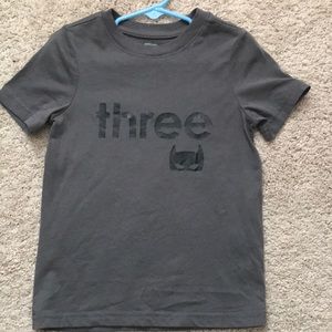 Batman shirt “three” 3t worn once